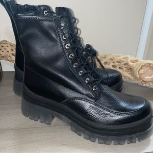 Free People Black Ankle Boots